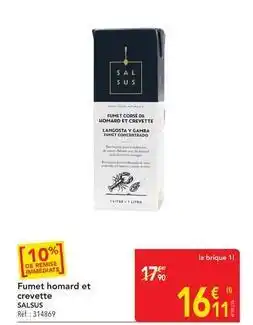 METRO Fumet homard et crevette offre