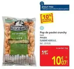 METRO Pop de poulet crunchy halal offre