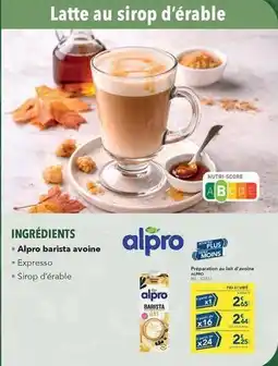 METRO Alpro - ingrédients offre