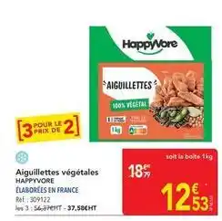 METRO Happyvore - aiguillettes végétales offre