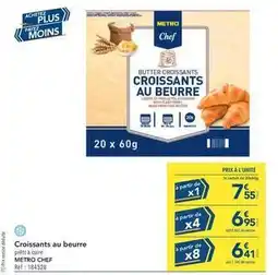 METRO Metro - croissants au beurre offre