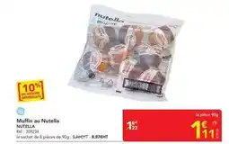 METRO Nutella - muffin au offre