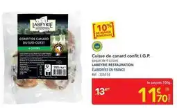 METRO Labeyrie - cuisse de canard confit i.g.p offre