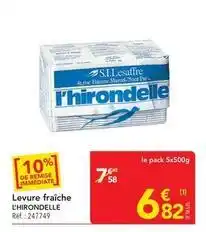 METRO L'hirondelle - levure fraîche offre