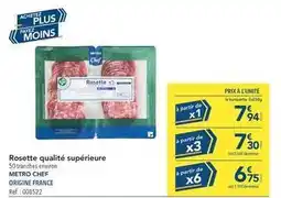 METRO Chef - rosette qualité supérieure offre
