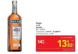 METRO Ricard - pastis offre