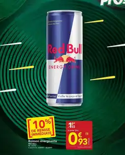 METRO Red bull - boisson énergisante offre