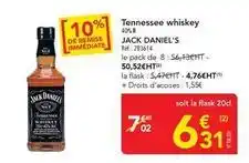 METRO Jack daniel's - tennessee whiskey offre