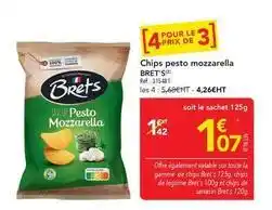 METRO Brets - chips pesto mozzarella offre