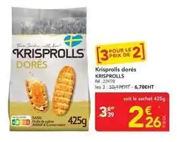 METRO Krisprolls - dorés offre