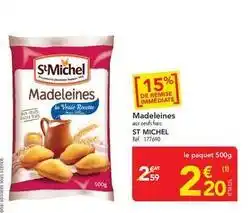 METRO St michel - madeleines offre