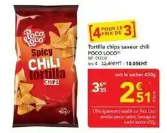 METRO Poco loco - tortilla chips saveur chili offre