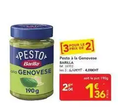 METRO Barilla - pesto à la genovese offre