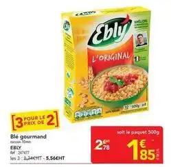 METRO Ebly - blé gourmand offre
