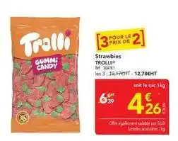METRO Trolli - strawbies offre