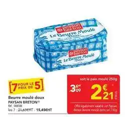 METRO Paysan breton - beurre moulé doux offre