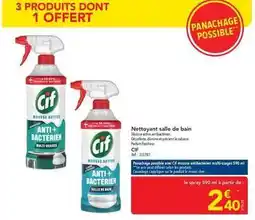 METRO Cif - nettoyant salle de bain offre