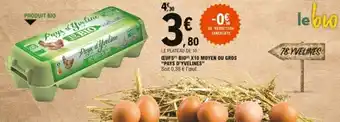E.Leclerc Œufs bio X10 moyen ou gros offre