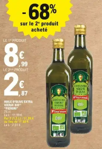 E.Leclerc Huile d'olive extra vierge bio "pieroni" offre