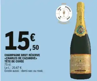 E.Leclerc Champagne brut réserve offre