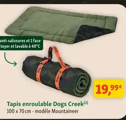 Maxi Zoo Dogs creek tapis enroulable offre