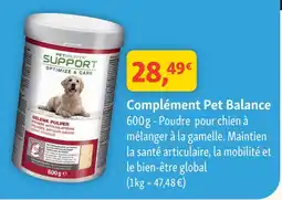 Maxi Zoo Petbalance complément offre