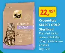 Maxi Zoo Select gold - croquettes sterilised offre