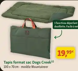Maxi Zoo Dogs creek - tapis format sac offre