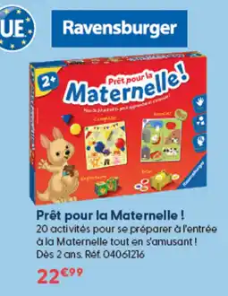 La Grande Récré Ravensburger Prêt pour la Maternelle! offre
