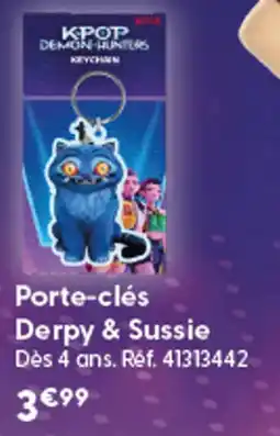La Grande Récré KPOP DEMON-HUNTERS Porte-clés Derpy & Sussie offre