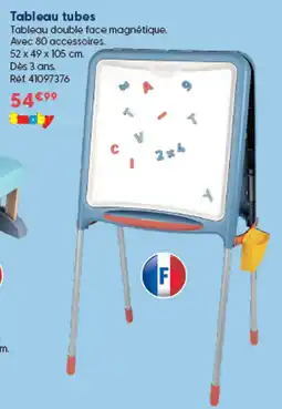 La Grande Récré Smoby Tableau tubes offre