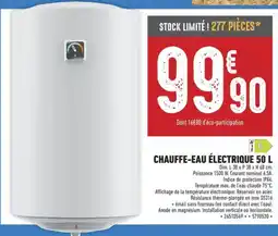Brico Cash Chauffe-eau electrique offre