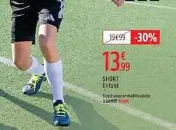 Intersport Short enfant offre