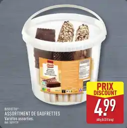 ALDI BISCOTTO ASSORTIMENT DE GAUFRETTES offre