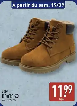 ALDI L&D BOOTS offre
