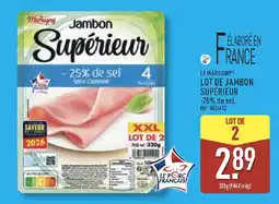 ALDI Marsigny Jambon Supérieur offre