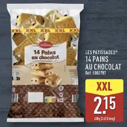 ALDI LES PÂTISSADES 14 PAINS AU CHOCOLAT offre