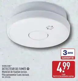 ALDI WORKZONE DÉTECTEUR DE FUMÉE offre