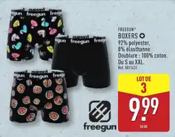 ALDI FREEGUN BOXERS offre