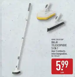 ALDI HOME CREATION BALAI TÉLESCOPIQUE offre