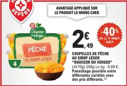 E.Leclerc Douceur du Verger Pêche offre