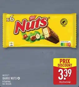 ALDI Nestlé BARRE NUTS offre
