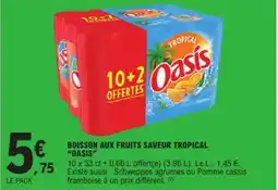 E.Leclerc Oasis Boisson aux fruits offre