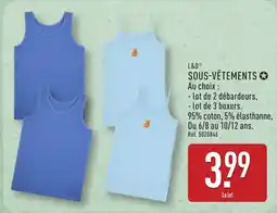 ALDI L&D SOUS-VÊTEMENTS offre