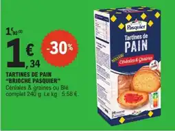 E.Leclerc Pasquier Tartines de Pain offre
