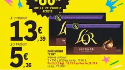 E.Leclerc CAFÉ MOULU L'OR offre