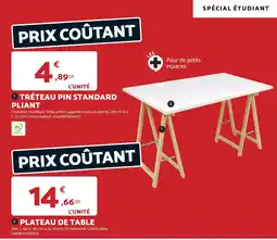 Bricomarché TRÉTEAU PIN STANDARD PLIANT offre