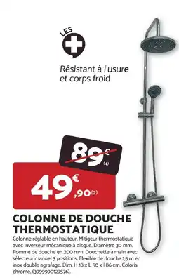 Bricomarché COLONNE DE DOUCHE THERMOSTATIQUE offre