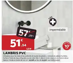 Bricomarché LAMBRIS PVC offre