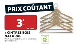 Bricomarché CINTRES BOIS NATURAL offre